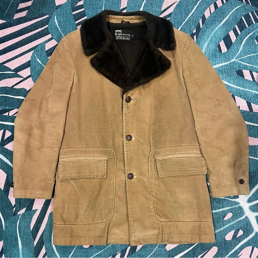 Vintage Sears The Men’s Store Sherpa Lined Corduroy Jacket